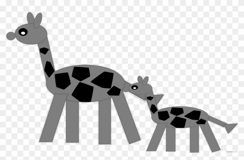 Giraffe Animal Free Black White Clipart Images Clipartblack - Giraffe #278964