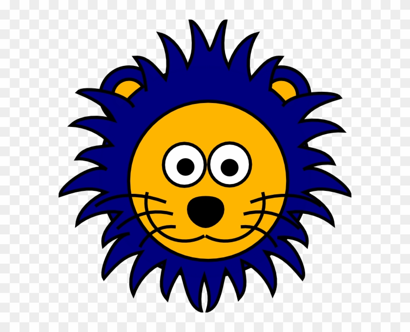 Lion Yellow Blue Png #279029