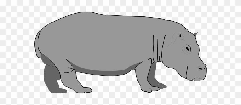 Hippo Clipart - Hippopotamus Clipart #279071