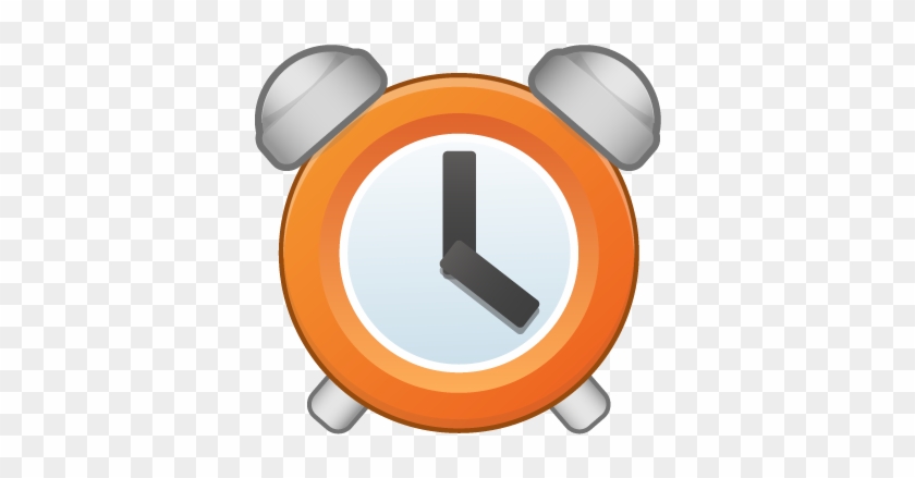 Clock - Orange Clock Clipart #279486