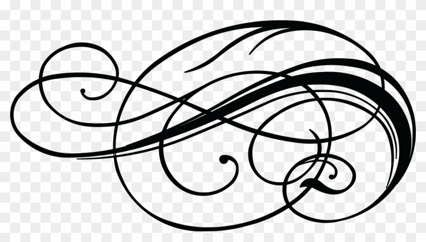 Free Clipart Of A Calligraphy Design - Calligraphy #279501