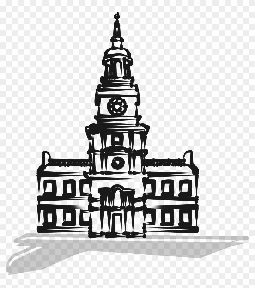 Of Independence Hall - City Hall Clip Art #279796