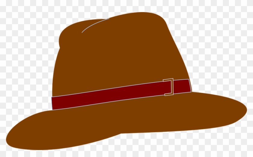 Brown Hat Cliparts - Men's Hats Clip Art #280092