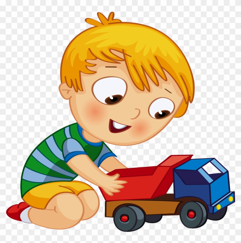 Clip Art - Kid Playing - Desenho De Menino Brincando #280126