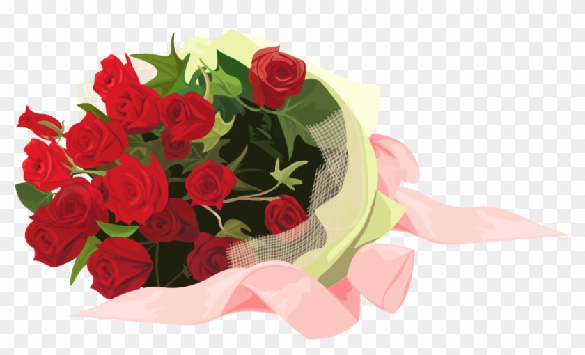 Roses Bouquet Png Clipart - Bouquet Of Roses Clip Art #280530