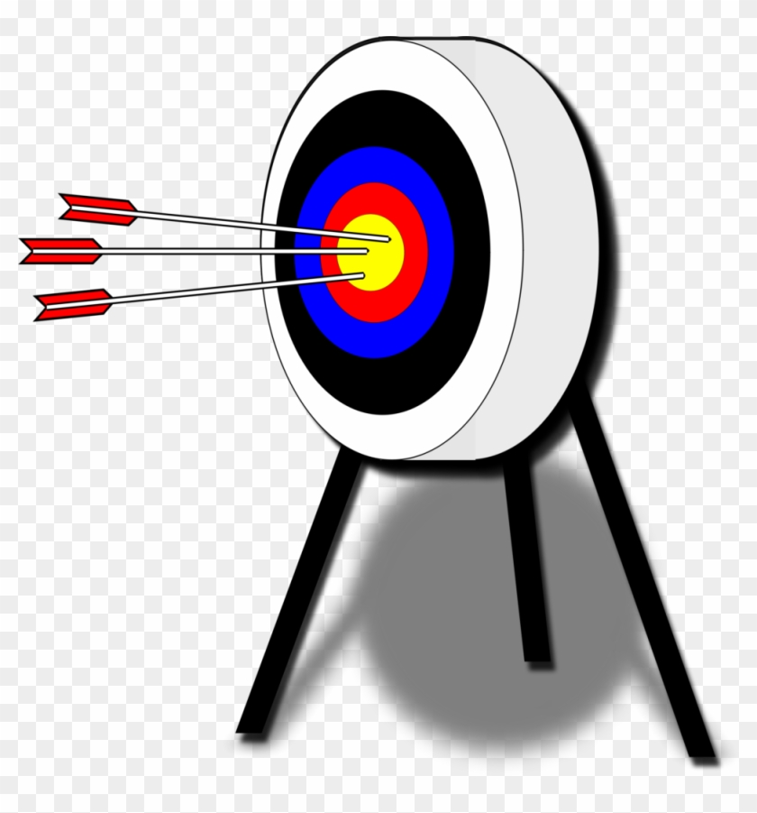 Target Archery Bow And Arrow Clip Art - Target Archery Bow And Arrow Clip Art #281040