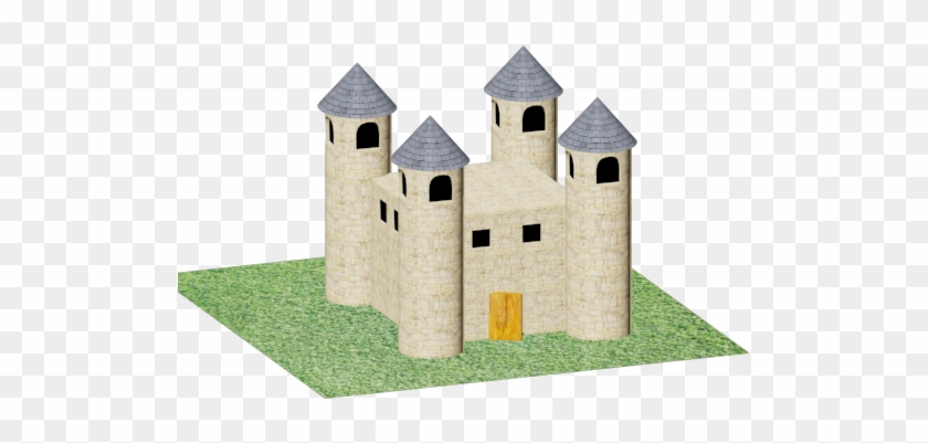 Basic 3d Castle Made In 3ds Maxs - Arch #281950