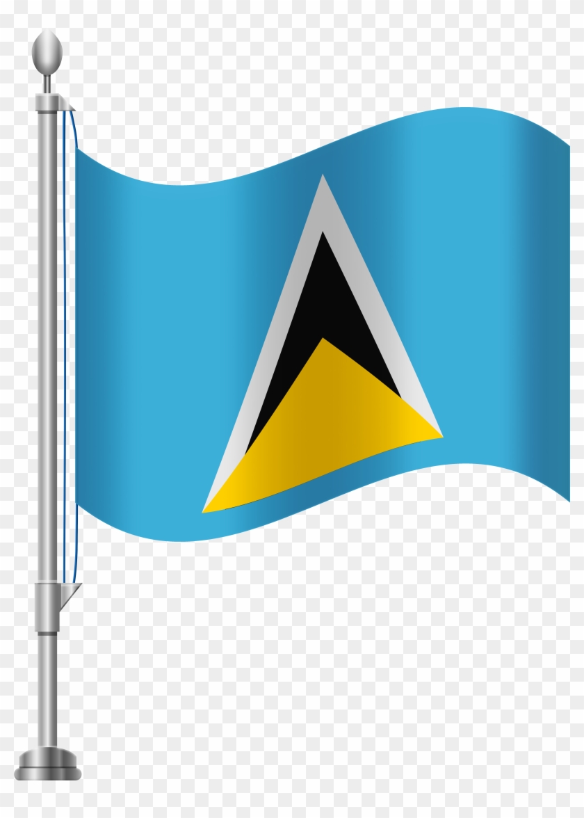 St Lucia Flag Png Clip Art - St Lucia Flag Png Clip Art #282623