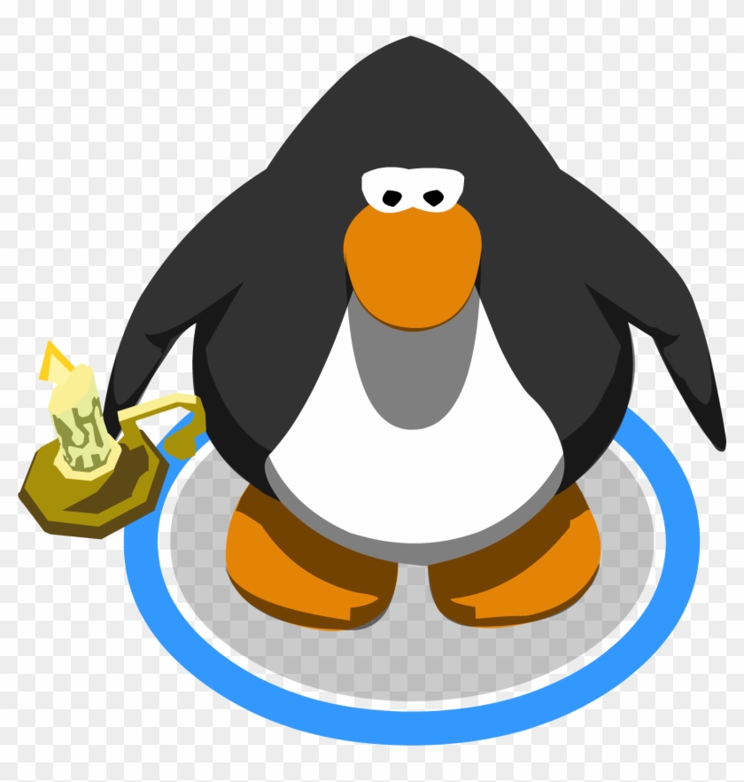 Creepy Clipart Candle - Club Penguin 10th Anniversary Hat #282905