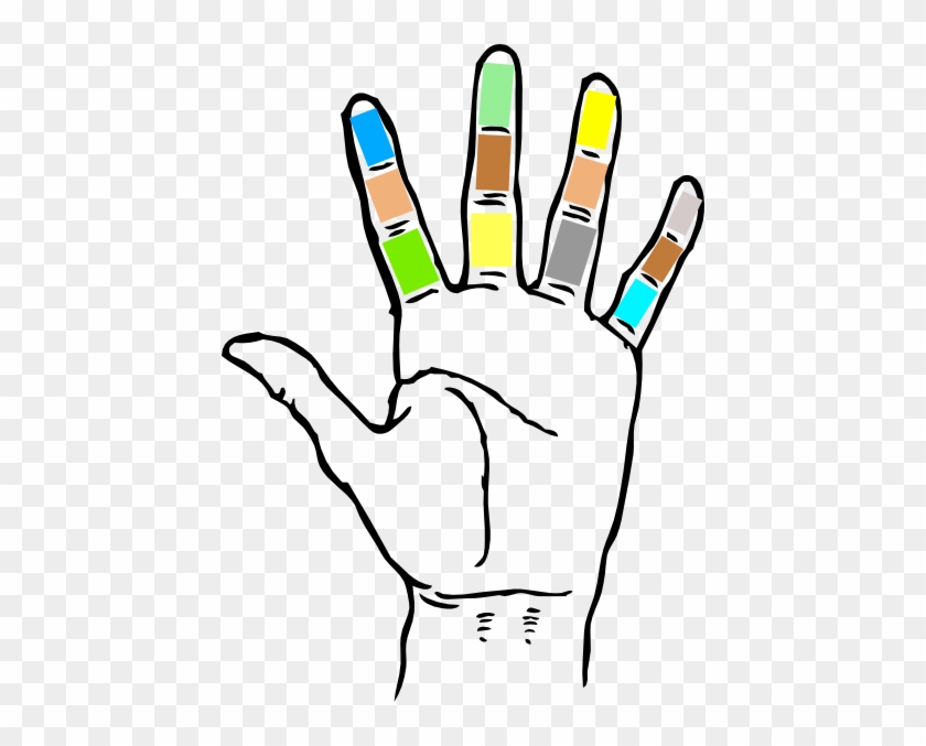 palmistry hand drawing clipart