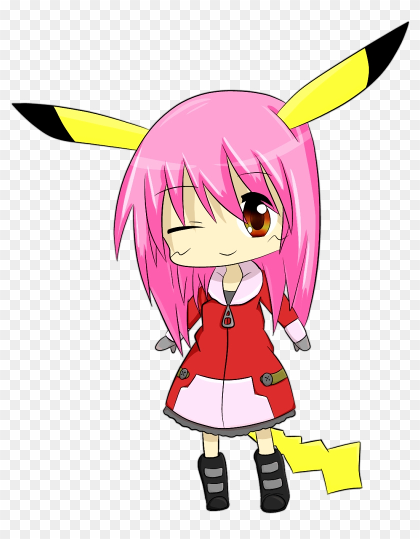 Girl Pika Chibi By Smikimimi Clipart - Cartoon #283435