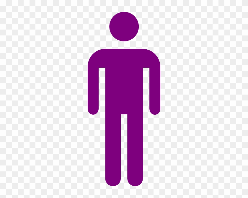 Purple Clipart Man #283655