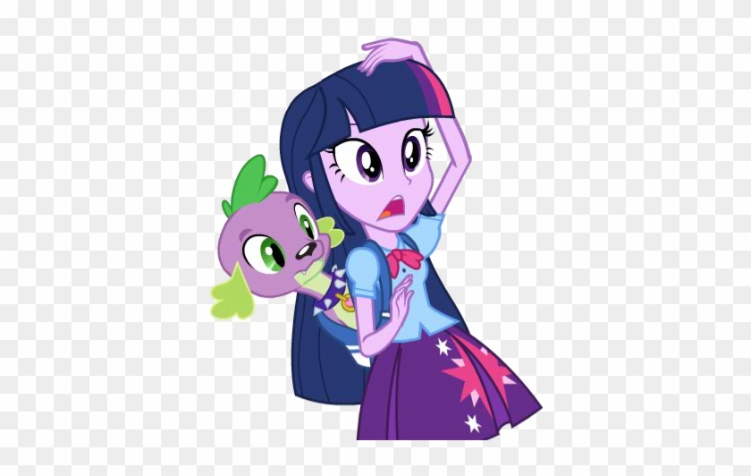 Dash For The Crown, Equestria Girls, Equestria Girls - Equestria Girls Twilight Sparkle And Spike #283901