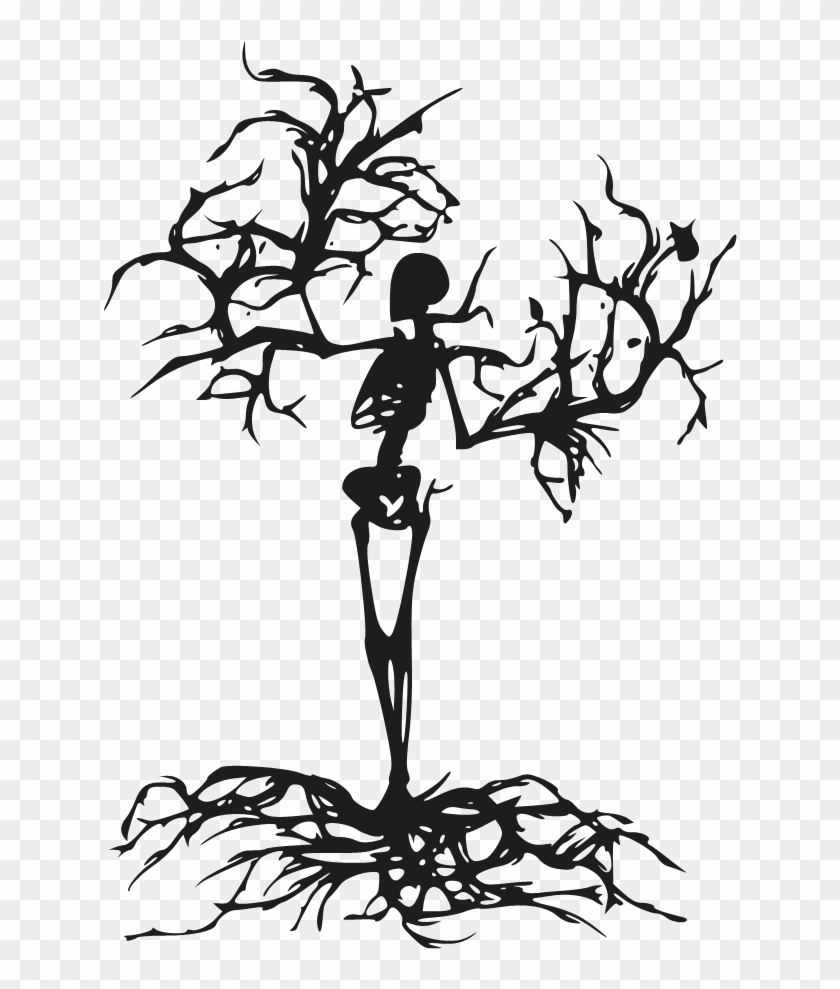 Scary Clipart Tree - Dead Tree Of Life - Free Transparent PNG Clipart ...