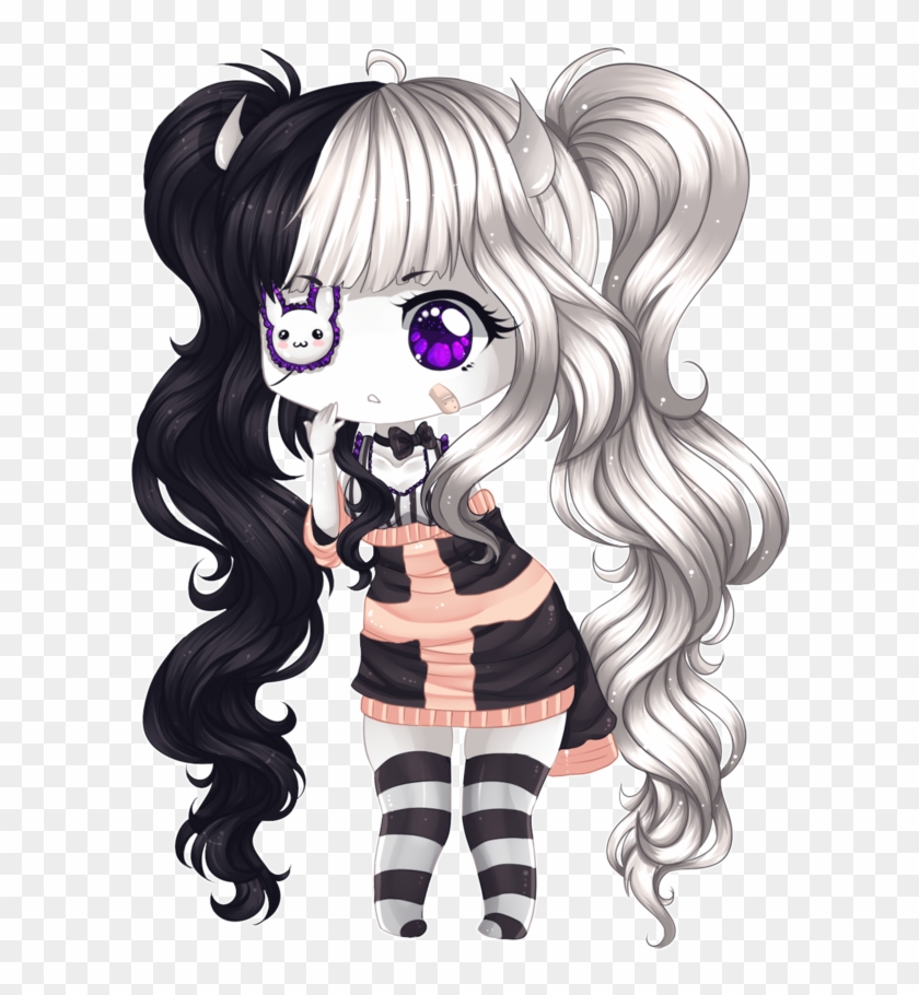 Demon Girl Demon Anime Chibi Girl Free Transparent Png Clipart Images Download - cute anime demon girl roblox