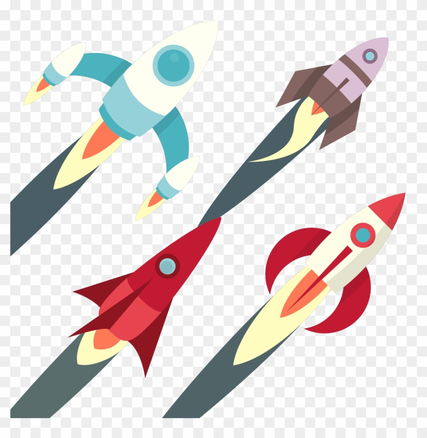 Rocket Euclidean Vector Clip Art - Rocket Euclidean Vector Clip Art #285060