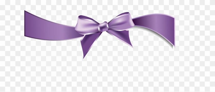 Purple Ribbon Png Image - Фиолетовый Бант Пнг #285122