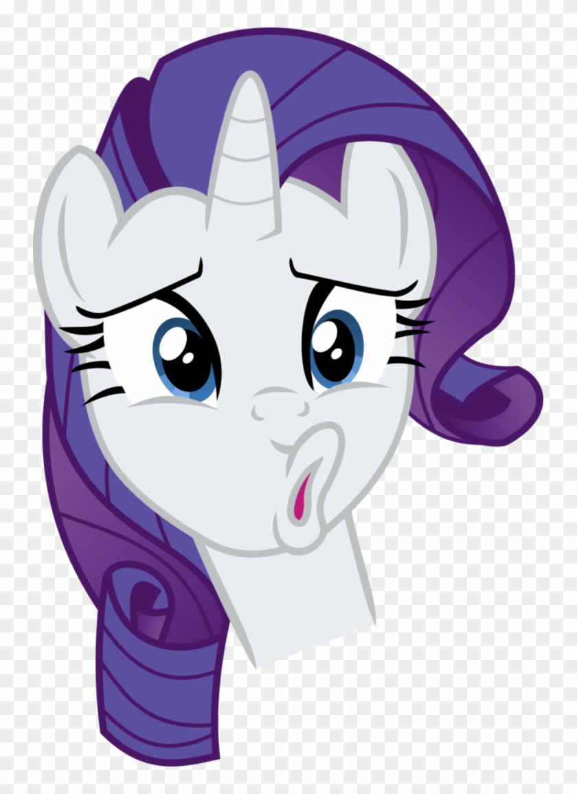 Rarity's Duckface Vector By Oddishart - Cartoon #285607