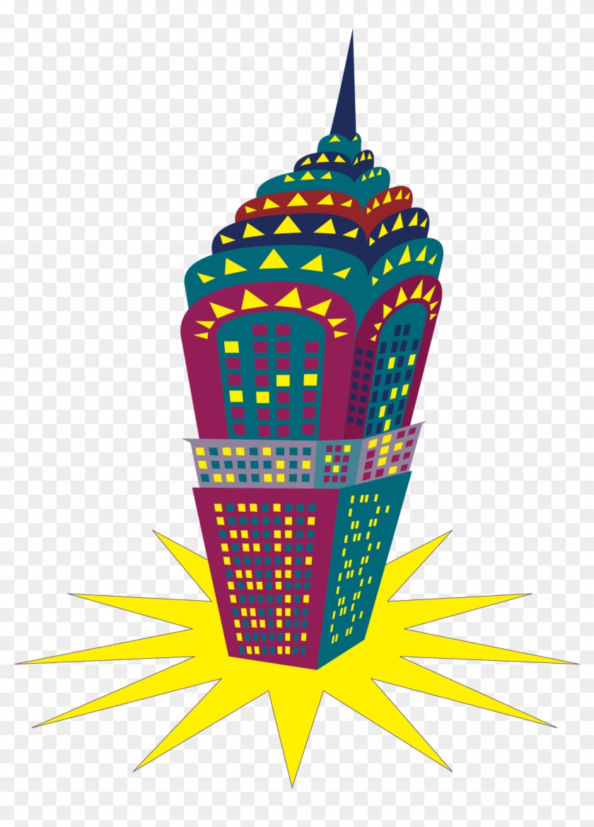 Empire State Building Clip Art - Empire State Building Clip Art #286458