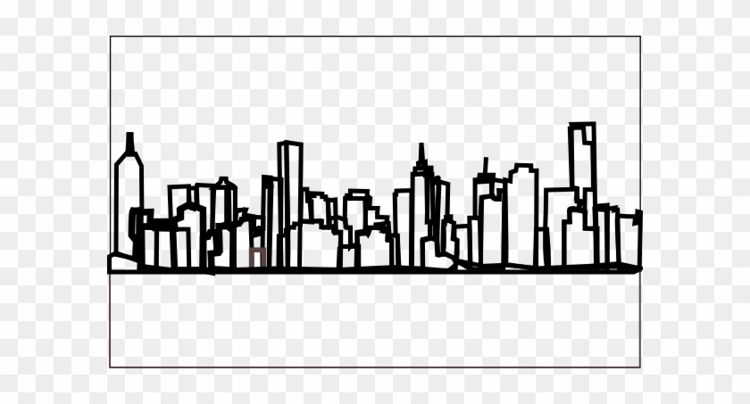 Colorful new york skyline sketch hand drawn vector illustration paint  splatter color isolated on white background business  CanStock