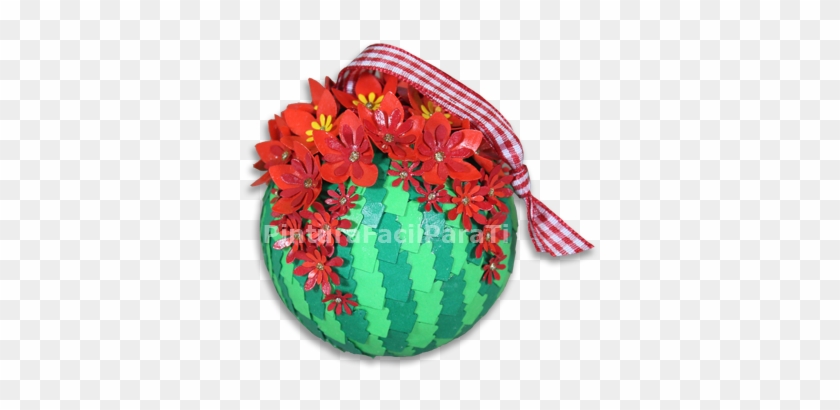 Hoy Seguimos Haciendo Adornos De Navidad Y Quiero Mostrarte - Bolas De Navidad Con Flores #288198