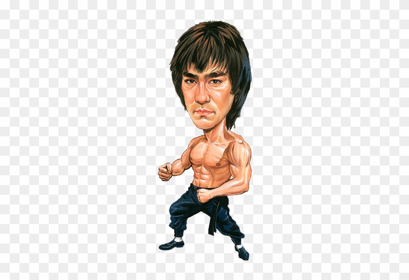 Actor Cliparts - Bruce Lee Cartoon #290326