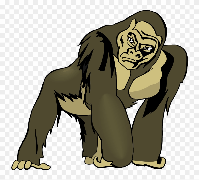 Gorilla Clipart - Clip Art Apes #290429