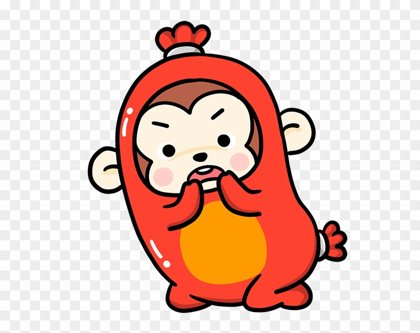 Monkey Cartoon Clip Art - Surprise #291785