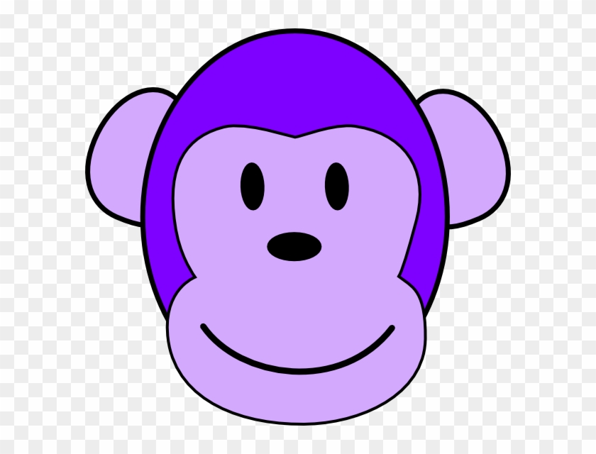 Purple Monkey Clip Art - Full Size PNG Clipart Images Download