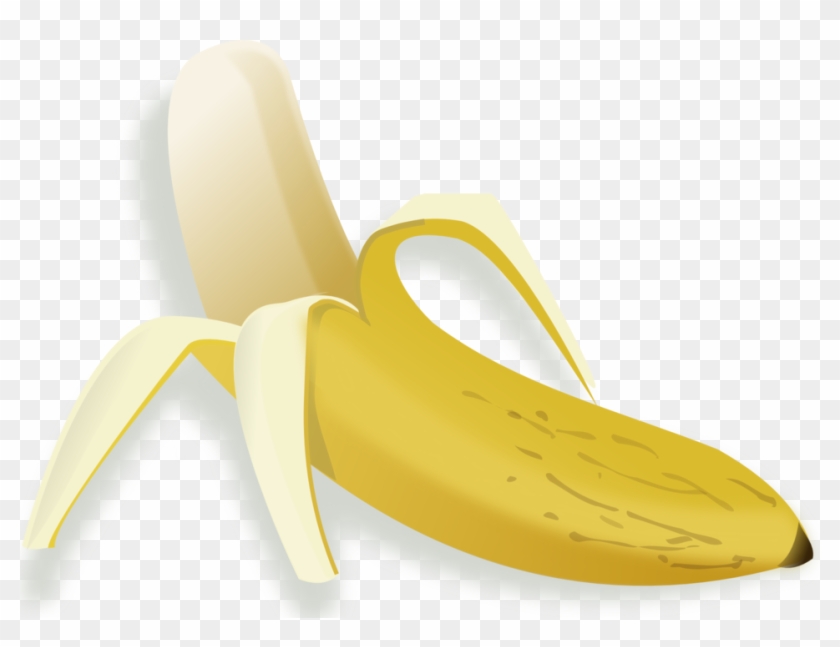 Illustration Of A Banana - Custom Peeled Banana Shower Curtain #292087