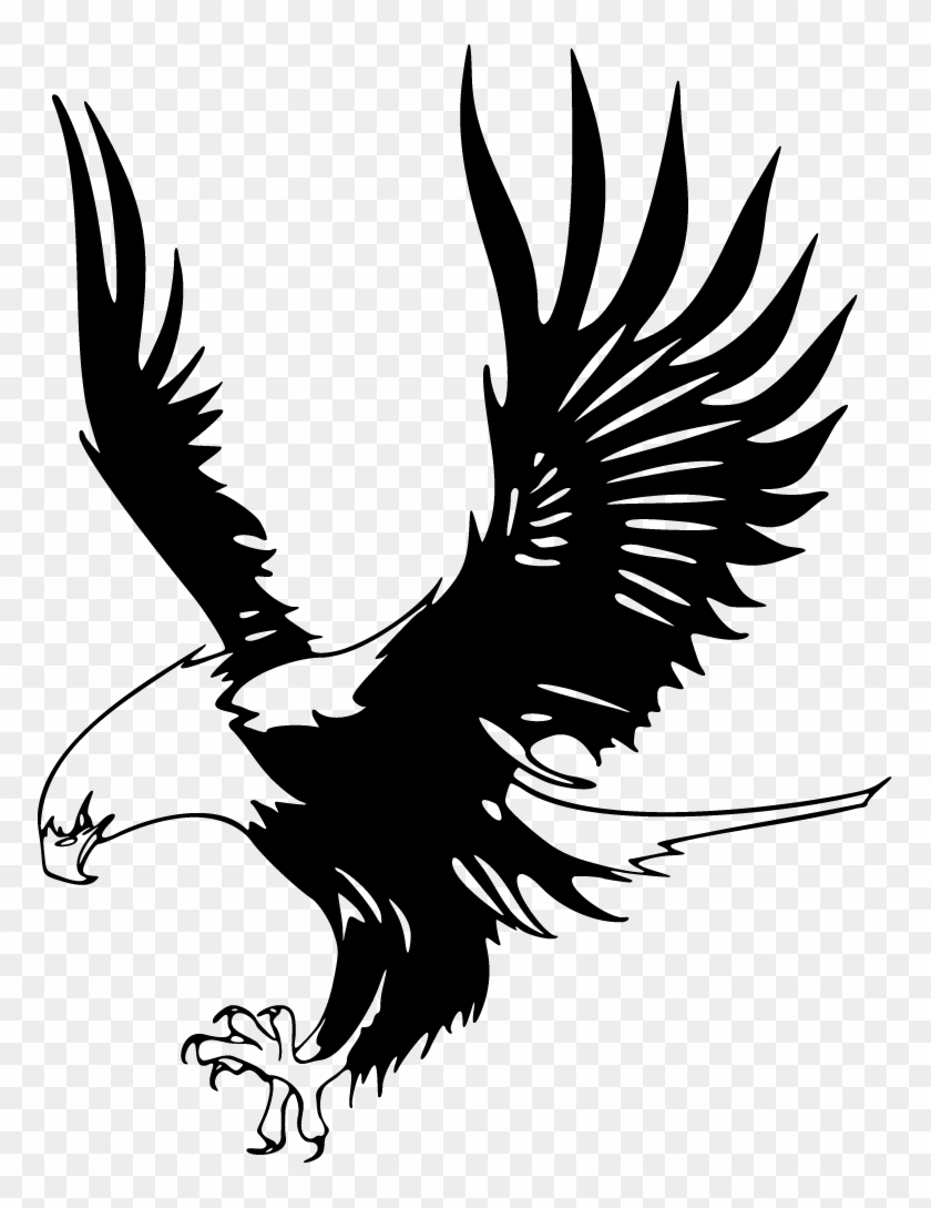 Just Eagles Eagle Logo Design Black And White Png Free Transparent Png Clipart Images Download