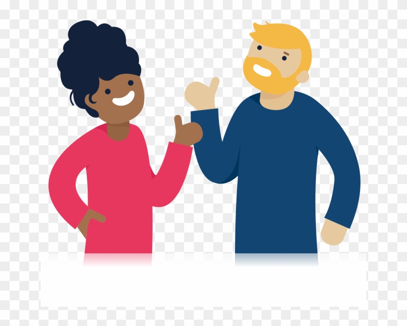Two People Working Together Clipart - digitalpictures