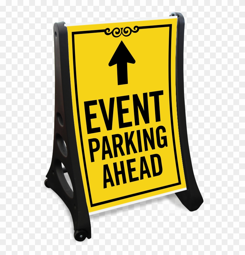 Event Parking Signs Valet Parking Signs Visitor Parking - Event Parking Ahead Sign, 24" X 18" #294915