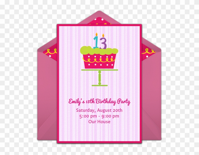 Gotta Love This Pretty, Pink 13th Birthday Party Invitation - Birthday Party #296289