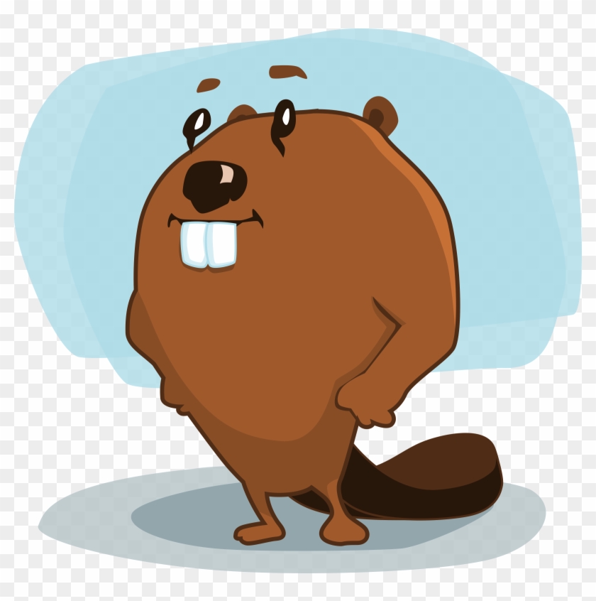 Move Clipart Move Animal Clipart - Cartoon Beaver #296518