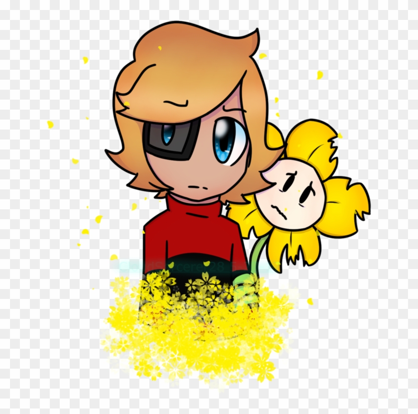 Underfell ~ Cory And Flowey By Cloudsorcerer28 - Newscapepro #296570