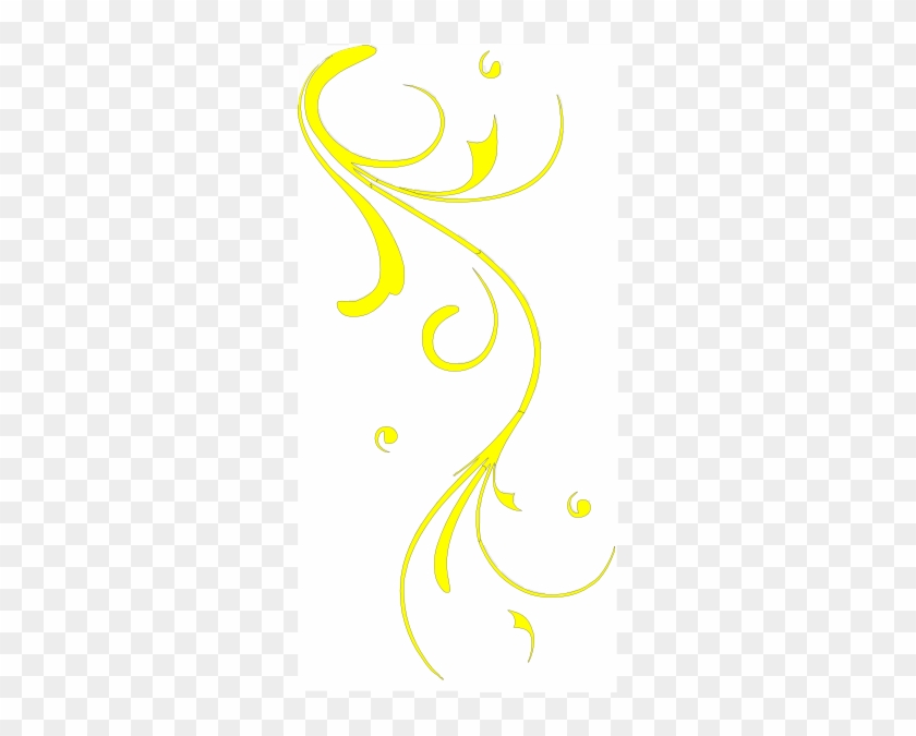 Yellow Swirl Clip Art - Art #296764