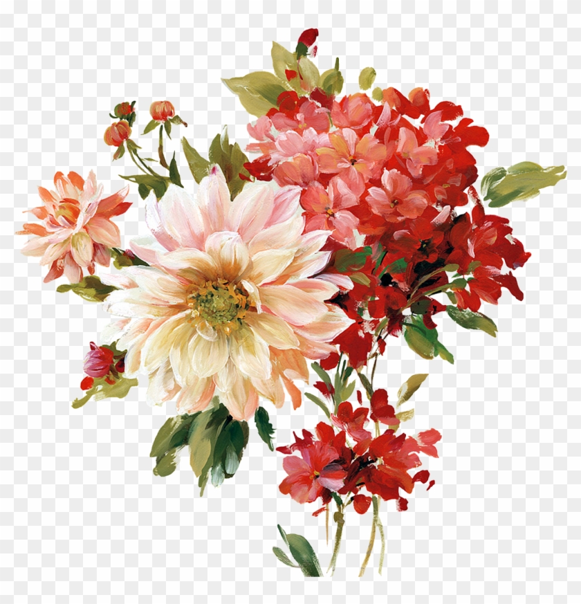 Click On Image To Enlarge - Flower Painting Png #296796