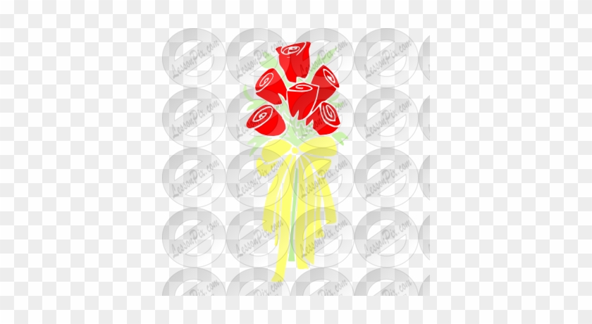 Bouquet Stencil - Illustration #296881