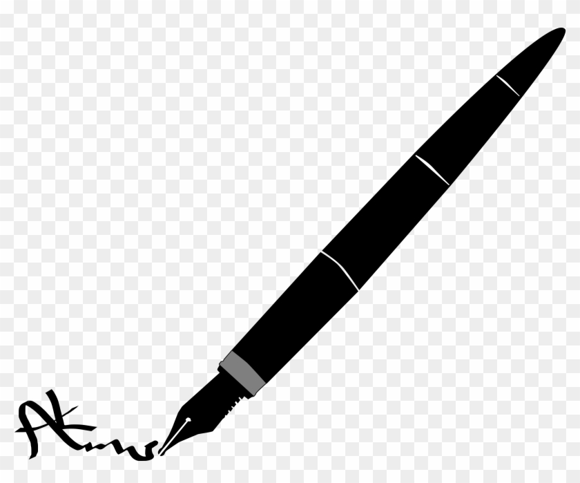 Clipart Flower Pen - Pen Clipart Png #297449