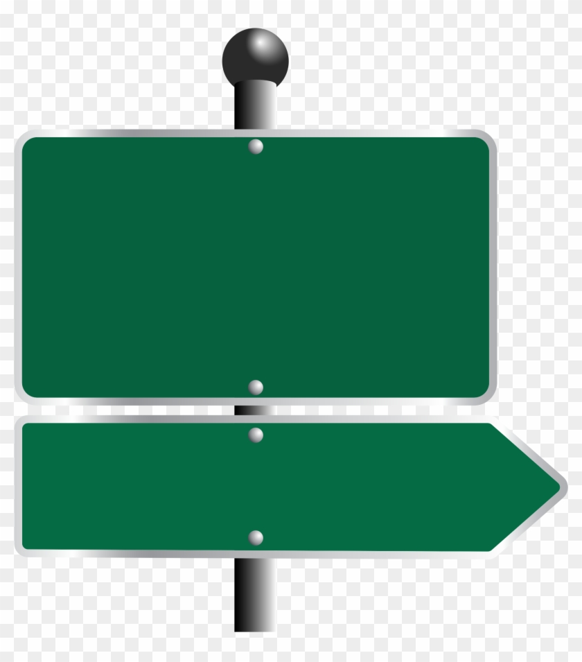 Blank Road Signs Clipart Collection For Road Sign Direction - Street 3DF