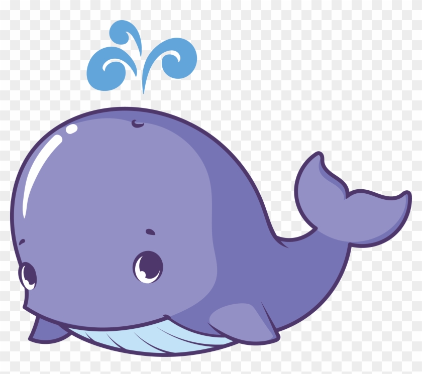 cute cartoon whale