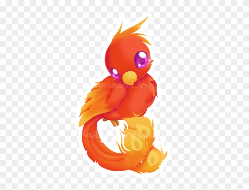 Cute Phoenix Clipart - Baby Phoenix Bird #300722
