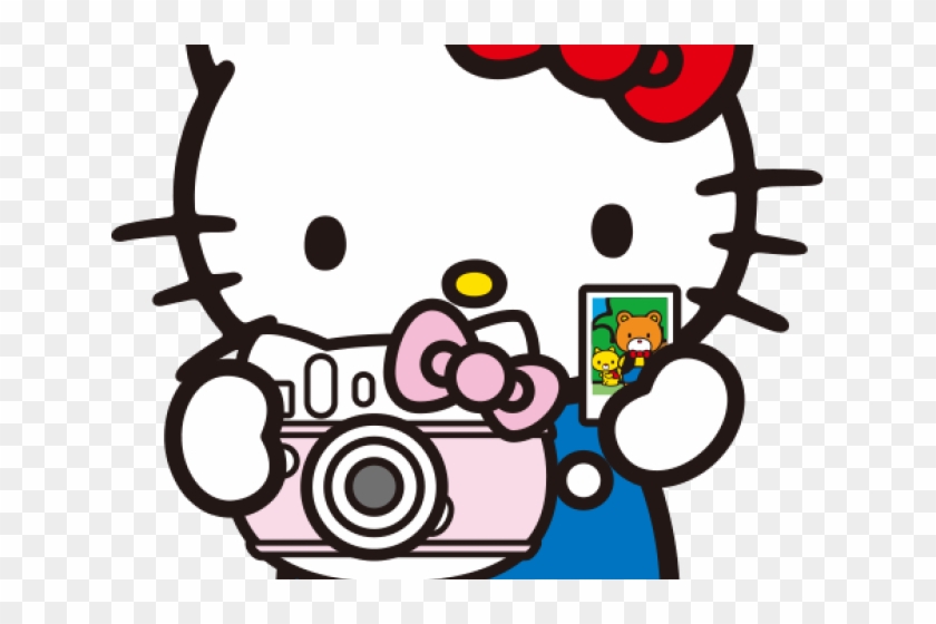 Camera Clipart Hello Kitty - Hello Kitty Clock Hand Made #303085