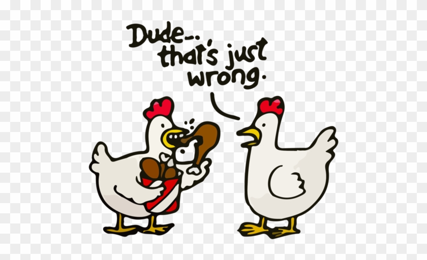 Funny Chicken T-shirt Shirt - Dude That's Just Wrong Chicken #304245