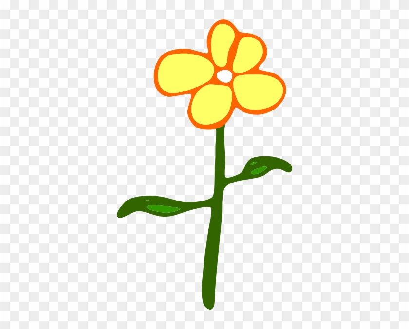 Yellow - Yellow Flower Png Cartoon #305116