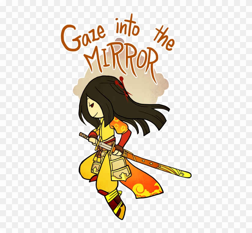 Gaze Into The Mirror - Amaterasu Chibi Smite #306751