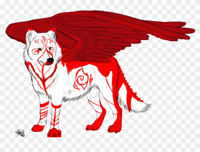 Download Wolves  White Wolf   White Wolf Drawing Anime  Full Size PNG  Image  PNGkit