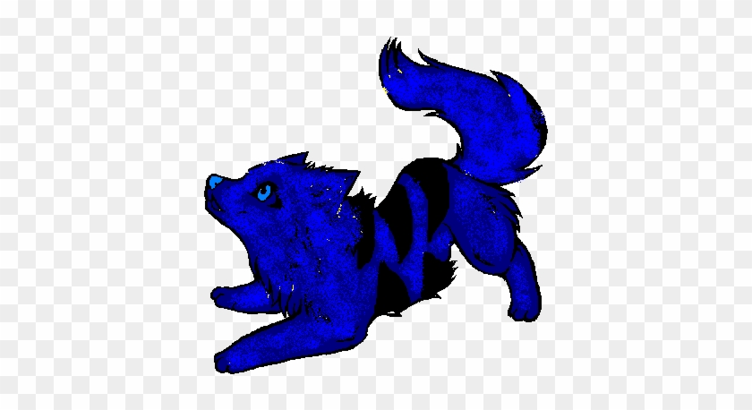 blue fire wolf pup