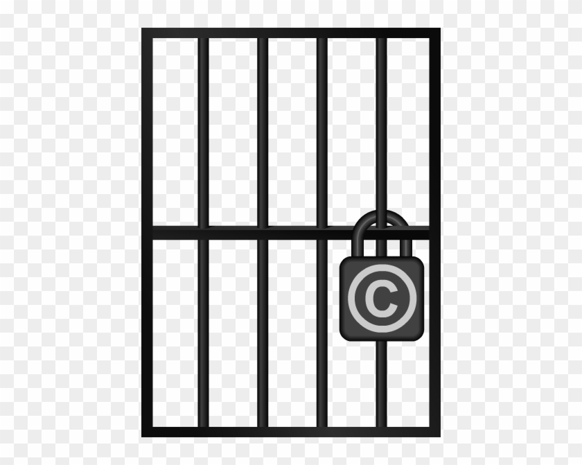 wolf in a jail cell clip art